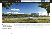 Tablet Screenshot of leverantor.elektroskandia.se