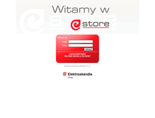 Tablet Screenshot of e-store.elektroskandia.pl