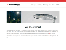 Tablet Screenshot of energismart.elektroskandia.se