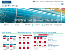 Tablet Screenshot of elektroskandia.fi